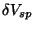 $ \delta V_{sp}$
